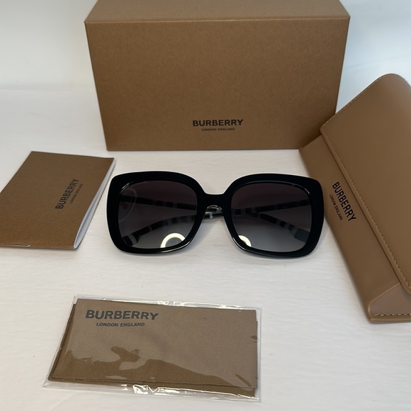 BURBERRY BE4323 CAROLL Square Oversized Sunglasses - Picture 13 of 15